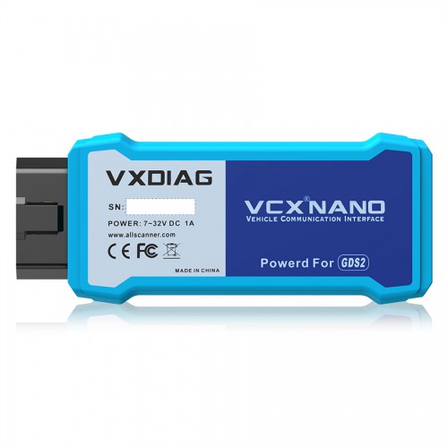 WiFi Version VXDIAG VCX NANO GDS2 Diagnostic Tool for GM/Opel with GDS2 Modes d'assistance de l'an 2000-2019