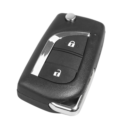 (Livraison UE) XHORSE XKTO01EN Universal Remote Key for Toyota 2 Buttons for VVDI Key Tool, VVDI2 (English Version) 5pcs/Lot