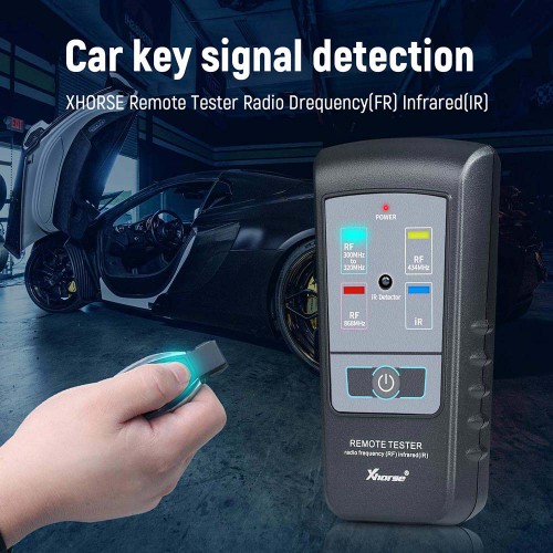 Xhorse XDRT00EN Remote Tester for Radio Frequency Infrared without 868mhz