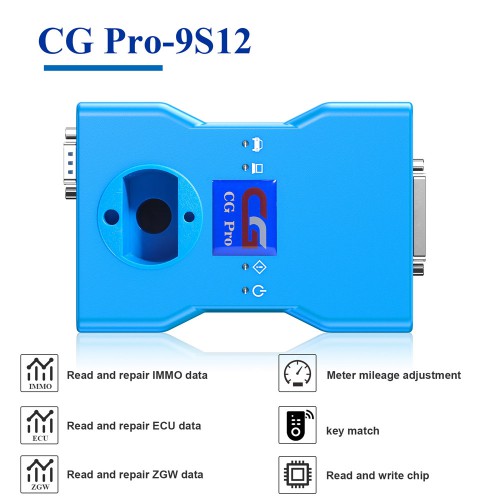CG Pro 9S12 Super Programmer Full Version with All Adapters Support 35160WT/ 35080/ 35128 Free Update Online Lifetime