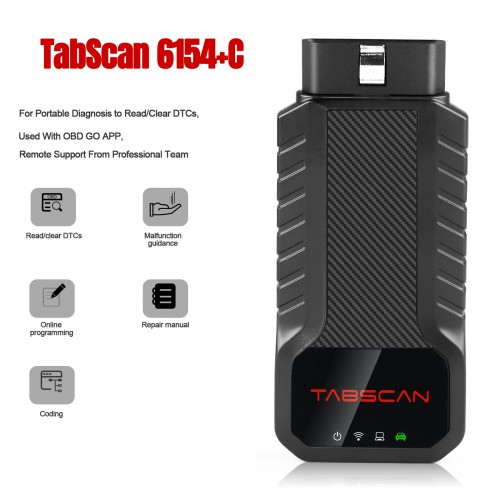 (Nouvelle Arrivée)TabScan 6154+C Handheld Super Remote Diagnostic Device Supporter DTCs/Coding/Online Programming/Pairing