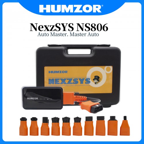 HUMZOR NexzSYS 806 Truck Diagnostic Tool Support Windows System 18 Special Functions ECU Coding Online DTC