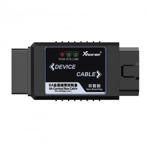 XHORSE Toyota 8A Non-smart Key Adapter for All Key Lost No Disassembly Compatible with VVDI Key Tool Plus PAD