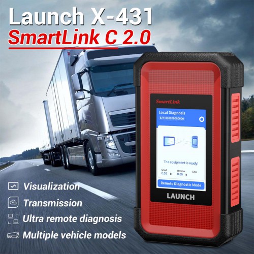 2024 LAUNCH X431 HD SmartLink C 2.0 Camion Lourd Module Nouveau HD3 Diagnostic pour Camion / Machinerie / véhicule Commercial Travailler sur Pro5