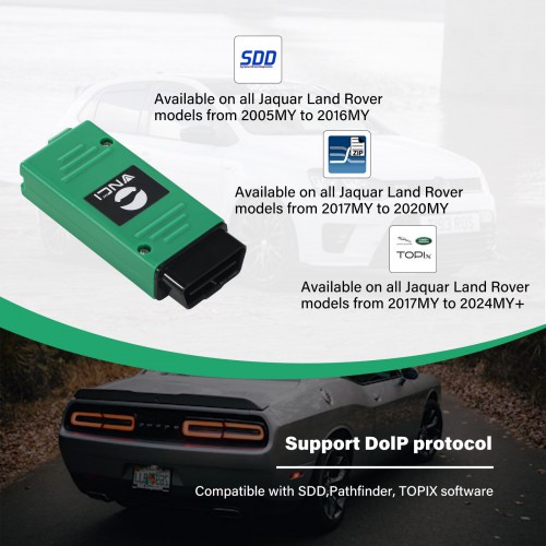 VNCI Diagnostic Scanner for JLR DOIP Jaguar Land Rover Supports SDD Pathfinder