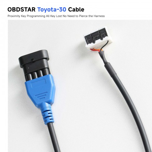 OBDSTAR Toyota-30 Cable Proximity Key Programming All Key Lost No Need to Pierce the Harness Fonctionne pour le type 4A/8A-BA