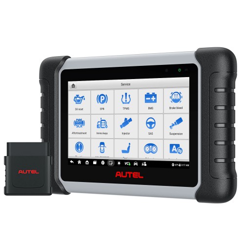 2024 Français Autel MaxiPRO MP808BT Pro KIT OE-Level Full System Diagnostic Scanner avec Complete OBD1 Adapters Support Battery Testing