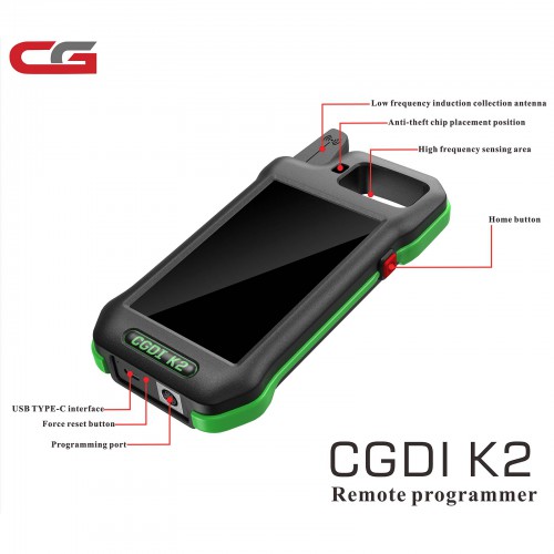[Pre-order]2024 Newest CGDI K2 Professional Multi-functional Smart Locksmith Key Tool Remote Generator Supports 96 Bit ID48 Copy