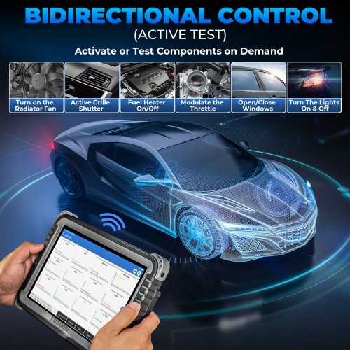 TOPDON Phoenix Plus Integrated Diagnostic Tool Bi-Directional Control Topology Mapping 41 Maintenance Services ECU Coding VAG 2 Years Update