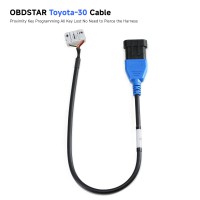 OBDSTAR Toyota-30 Cable Proximity Key Programming All Key Lost No Need to Pierce the Harness Fonctionne pour le type 4A/8A-BA