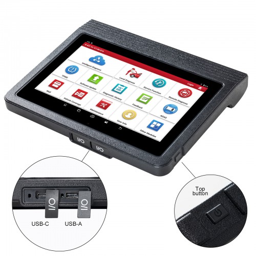 2024 Launch X431 Launch X431 V+ 5.0 Wifi/Bluetooth Elite Diagnostic Tool Supports Topology Mapping ECU Online Coding & 35+ Services AutoAuth FCA SGW