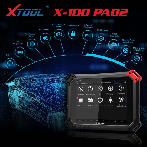XTOOL X-100 X100 PAD2 Tablet Key Programmer avec Special Functions and Standard Configuration