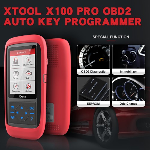 (Livraison UE) XTOOL X100 PRO2 X100 PRO 2 Programmeur de Clé Automatique/Ajuster le Kilométrage avec EEPROM Adapter