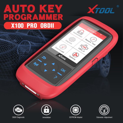 (Livraison UE) XTOOL X100 PRO2 X100 PRO 2 Programmeur de Clé Automatique/Ajuster le Kilométrage avec EEPROM Adapter