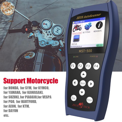 MASTER MST-500 Handheld Motorcycle Diagnostic Scanner Tool