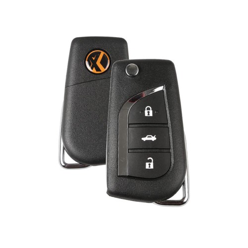 (Pas de taxes) XHORSE XKTO00EN VVDI2 Toyota Type Wired Universal Remote Key 3 Buttons English Version 5pcs / lot