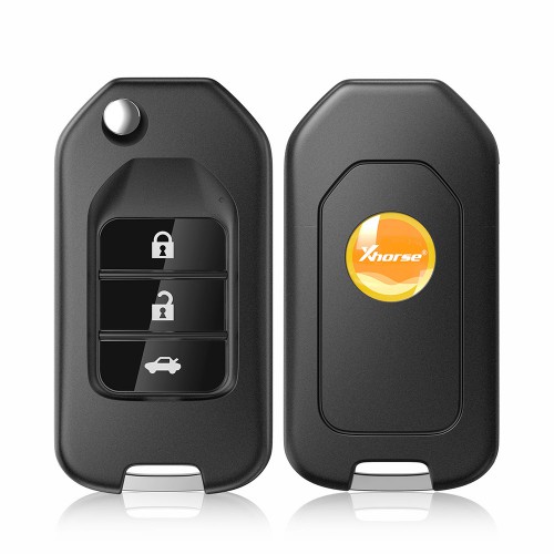 (Pas de taxes)XHORSE XNHO00EN Wireless Universal Remote Key Fob 3 Buttons for Honda VVDI Key Tool English Version 5pcs/Lot