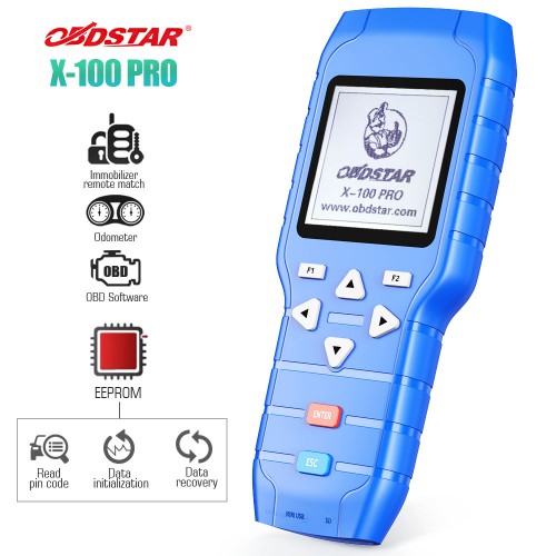 OBDSTAR X-100 PRO Auto Key Programmer (C+D) Type for IMMO+Odometer+OBD Software Support EEPROM Function