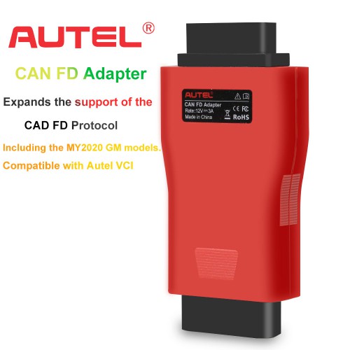 Original Autel CAN FD Adapter Compatible avec Autel VCI pour les tablettes de la série Maxisys, prend en charge GM Ford 2020 avec protocole CAN FD