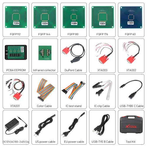 XTOOL KC501 Mercedes Infrared Key Programming Tool Support MCU/EEPROM Chips Reading&Writing Work with Xtool X100 PAD3/D8/D9 PRO