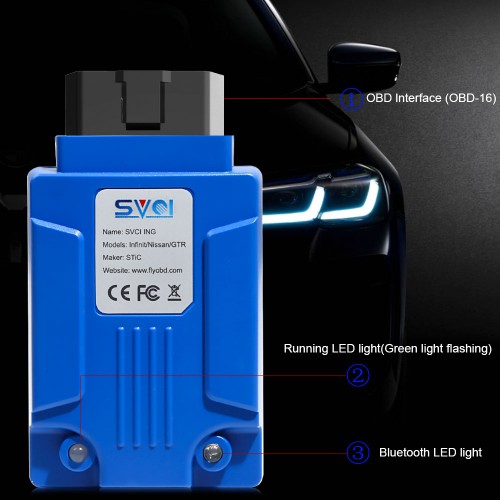 (Pas de taxes)SVCI ING infiniti/Nissan/GTR Professional  Outil de diagnostic Supporter Diagnosis,Key Programming Better than Nissan Consult III