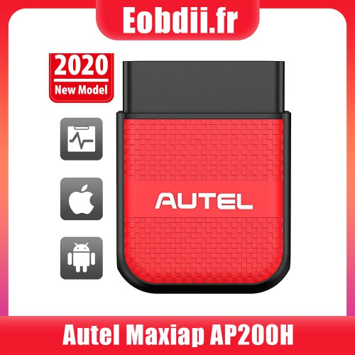AUTEL MaxiAP AP200H Wireless Bluetooth OBD2 Scanner pour All Vehicles (Android/iOS)