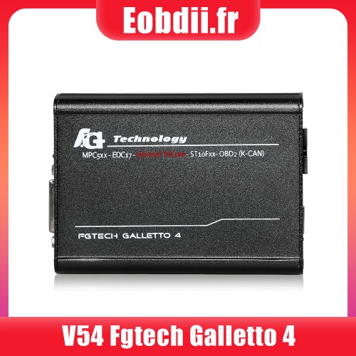 (Vente de mai Pas de taxes) V54 FGTech Galletto 4 Master 0475 EURO Version