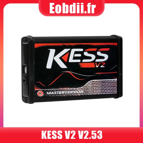 (Vente de mai Pas de taxes) Pas cher Kess V2 V2.80 EU Version Supporte 140 Protocoles Illimité Token PCB En Rouge Avec Haute qualité