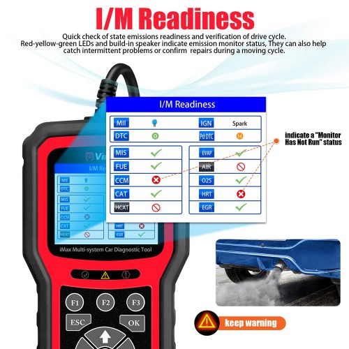 VIDENT iMax4301 VAWS OBD Diagnostic Service tool Support Petrol&Diesel Models