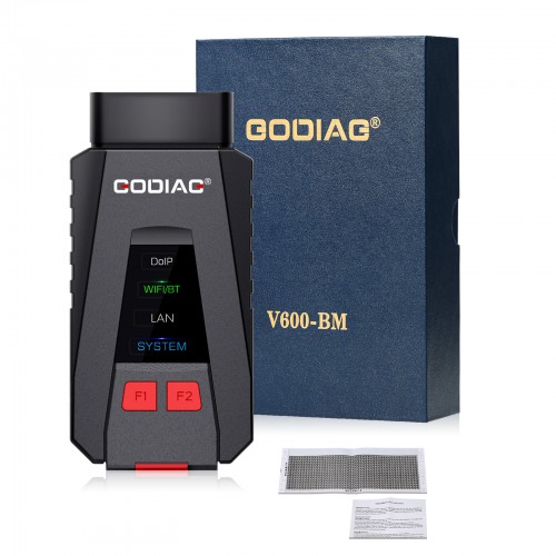 (Prix spécial Livraison UE) GODIAG V600-BM J2534 Diagnosis et ECU Programming Tool pour BMW Vehicle Compatible avec Original Software