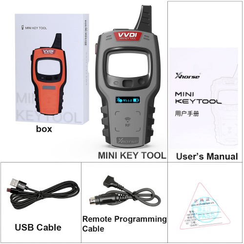 Global Version VVDI Mini Key Tool Remote Renew Key Programmer Compatible pour IOS and Android