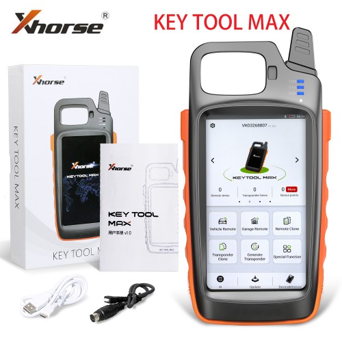(Livraison UE)Xhorse VVDI Key Tool Max avec MINI OBD Tool avec Toyota 8A All Keys Lost Adapter obtenir gratuitement Renew Cable