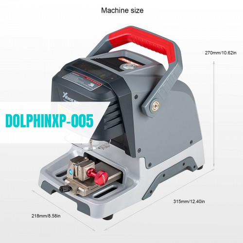 V1.5.2 Xhorse Dolphin XP-005 XP005 High Sec Portable Automatic Key Cutting Machine avec Built in Battery Work via Phone and Bluetooth