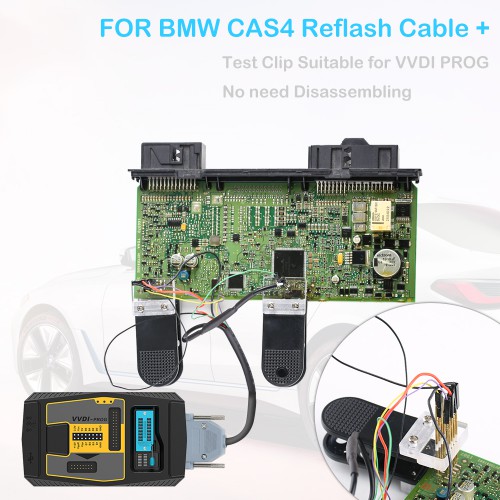 BMW CAS4 Data Reading Adapter Cable & Clip Suitable for VVDI PROG Programmer No need Disassembling