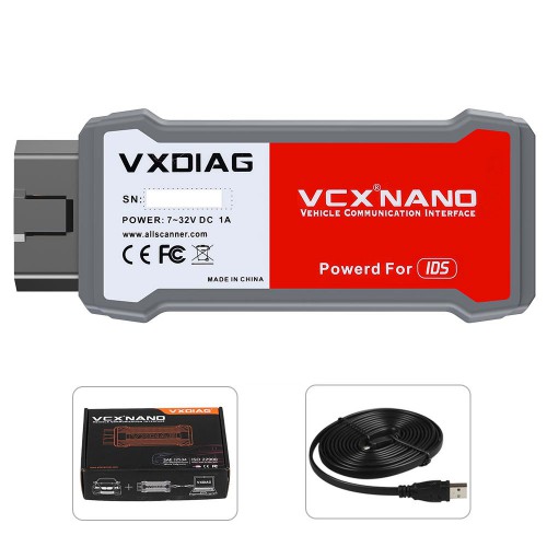 VXDIAG VCX NANO for Ford/Mazda 2 in 1 with IDS V129 and Mazda V129 Soutien de l'année 2005-2021 Replacement of Ford VCM II