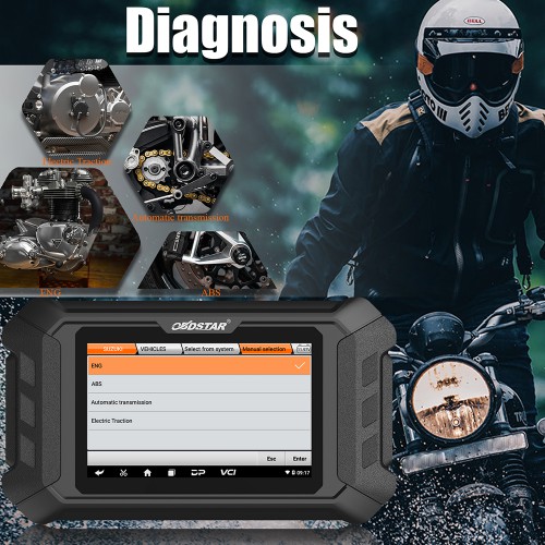 WIFI OBDSTAR MS50 Intelligency Motorcycle DiagnosticTool Standard Version