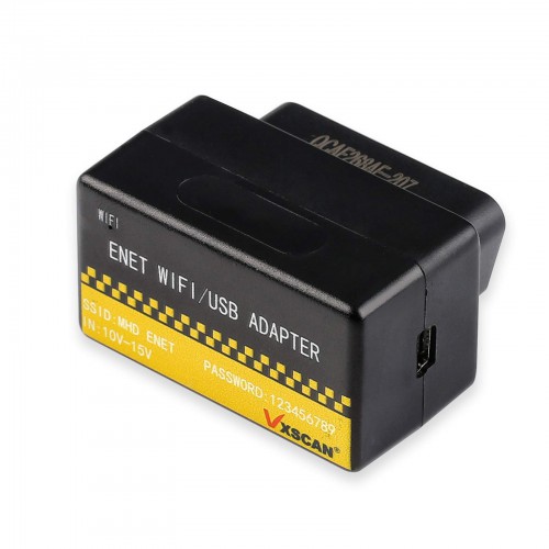 OBD ENET WIFI/USB Adapter DOIP For VW/VOLVO/BMW F/G-series Compatible with Bimmer Code, E-SYS, Bootmod3, Ethernet, Work with iOS, Android & Windows