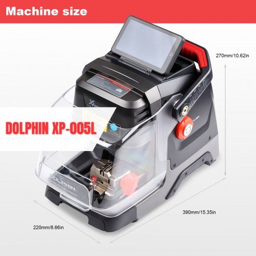Xhorse Dolphin II XP-005L XP005L Key Cutting Machine Avec Touch Screen Bluetooth Mise à jour gratuite à vie
