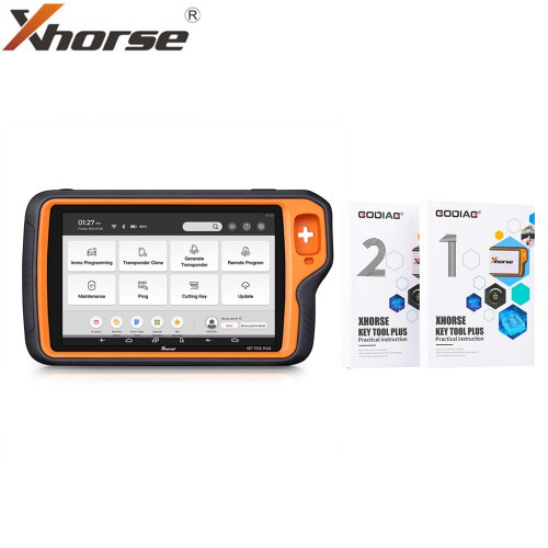 Xhorse XDKP00GL VVDI Key Tool Plus Pad Programmeur tout-en-un à configuration complète Obtenez gratuitement l'instruction pratique 1 et 2 deux livres