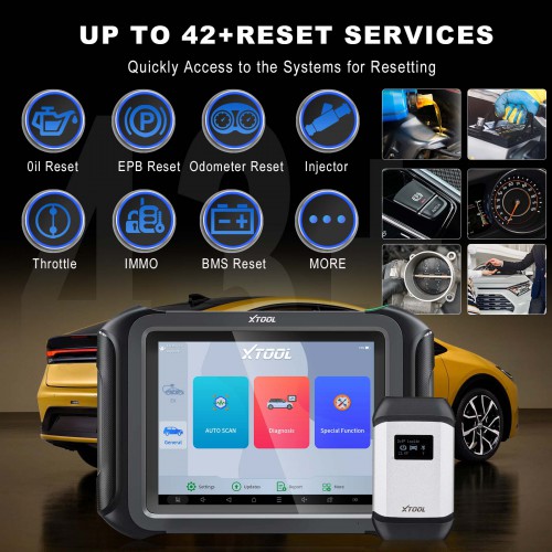2024 XTOOL D9 EV Electric Vehicles Diagnostic Tablet Support DoIP and CAN-FD pour Tesla BYD avec Battery Pack Detection