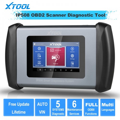 2023 XTOOL InPlus IP508 OBD2 System Diagnostic Tools ABS SRS Scanner de moteur AT avec 6 services de réinitialisation