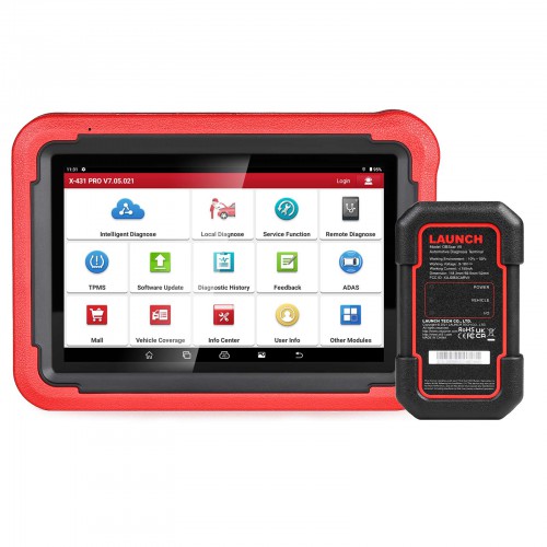 Launch X431 X-431 PROS V5.0 Diagnostic Tool 37 Special Functions Intelligent Diagnose TPMS Supports CANFD and DOIP