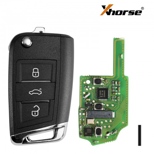 (Livraison UE) Xhorse MQB Style Smart Proximity Remote Key XSMQB1EN 3 Buttons for MINI Key Tool/VVDI2/Key Tool 5pcs/lot