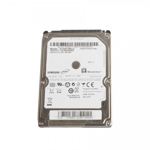 Blank 500GB Internal Dell D630 Hard Disk with SATA Port