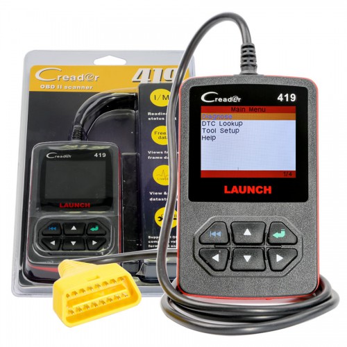 Launch DIY Scanner CReader 419 OBDII/EOBD Auto Diagnostic Scan Tool Code Reader