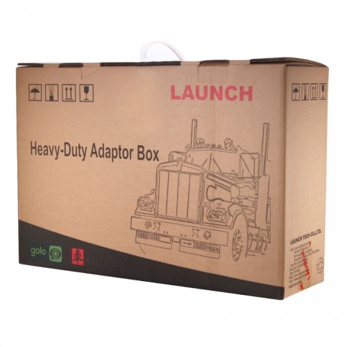 LAUNCH X431 HD Heavy Duty Adapter box HD Module Truck Diagnostic Adapter for X-431 V+ X431 Pro3 PAD II