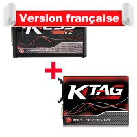 (Vente 12 ans) Pas cher Kess V2 V2.8 EU Version Plus V2.25 KTM100 KTAG ECU Programming Tool avec tableau rouge jeton illimité Logiciel DPF/EGR gratuit