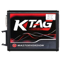 (Pas de taxes) V2.25 KTM100 KTAG ECU Programming Tool Master Version Firmware V7.020 with Unlimited Token Red Board