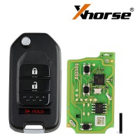 Xhorse XKHO02EN Universal Remote Key Fob 2+1 Button for Honda Type for VVDI Key Tool English Version