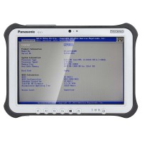 Utilisez directement la tablette Panasonic FZ-G1 I5 de 4e génération V2023.6 Super MB Pro M6 + Plus avec SSD 256G bien installé